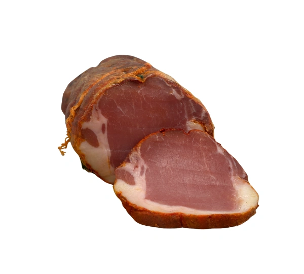 filetto piccante affumicato calabrese tagliato a fette