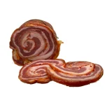 pancetta arrotolata calabrese tagliata a fette